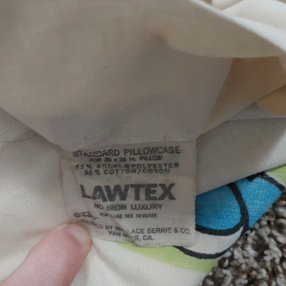 VTG Smurfs Pillowcase